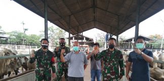 Danrem 052/Wkr Didamping Dandim 0510/Trs Lakukan Kunker Tinjau Ketahanan Pangan