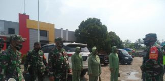 Danramil 05/Balaraja Bersama Ketua Persit KCK Ranting 06 Berikan Edukasi Ulang Penekanan Porkes