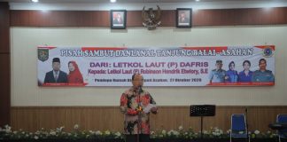 Pisah Sambut Danlanal Tanjung Balai Asahan, Ini Harapan Pemkab Asahan