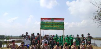 Koramil 01/Teluknaga Tebar 17.550 Bibit Bandeng