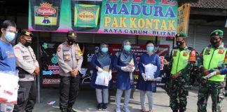 Memperingati Hari Kesehatan Nasional Ke-56 UPT Puskesmas Garum Lakukan Gerakan Seribu Masker