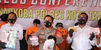 Dalam Sebulan, Satresnarkoba Polresta Tangerang Bekuk 10 Tersangka, 2 Diantaranya