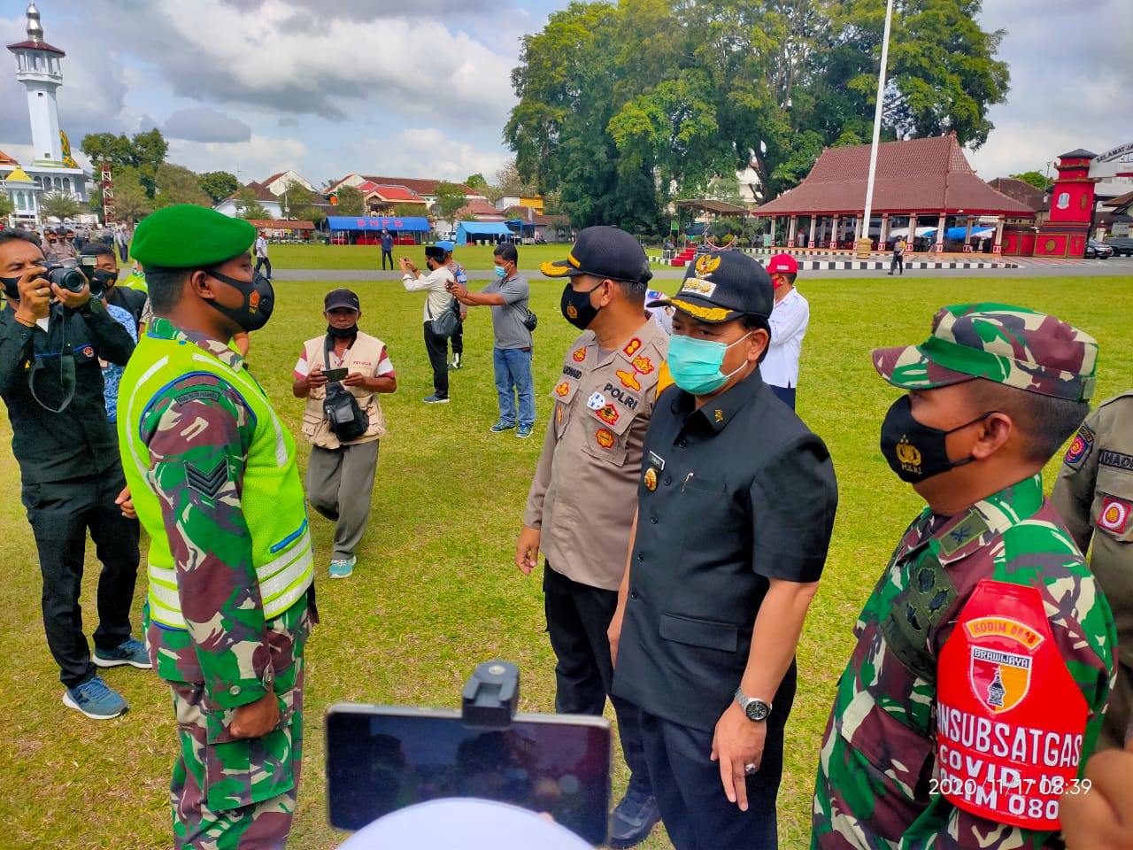 Pjs.walikota bersama unsur forkopimda