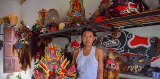 Model barongan budi landak