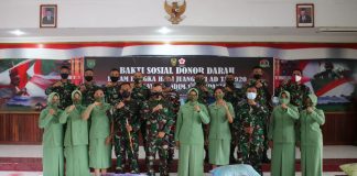 Peringati Hari Juang TNI-AD Kodim 1705/Paniai Melaksanakan Donor Darah Massal